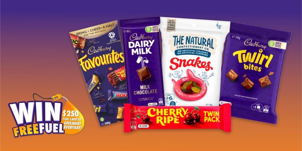 Win $250 Fuel Card Everyday with Cadbury