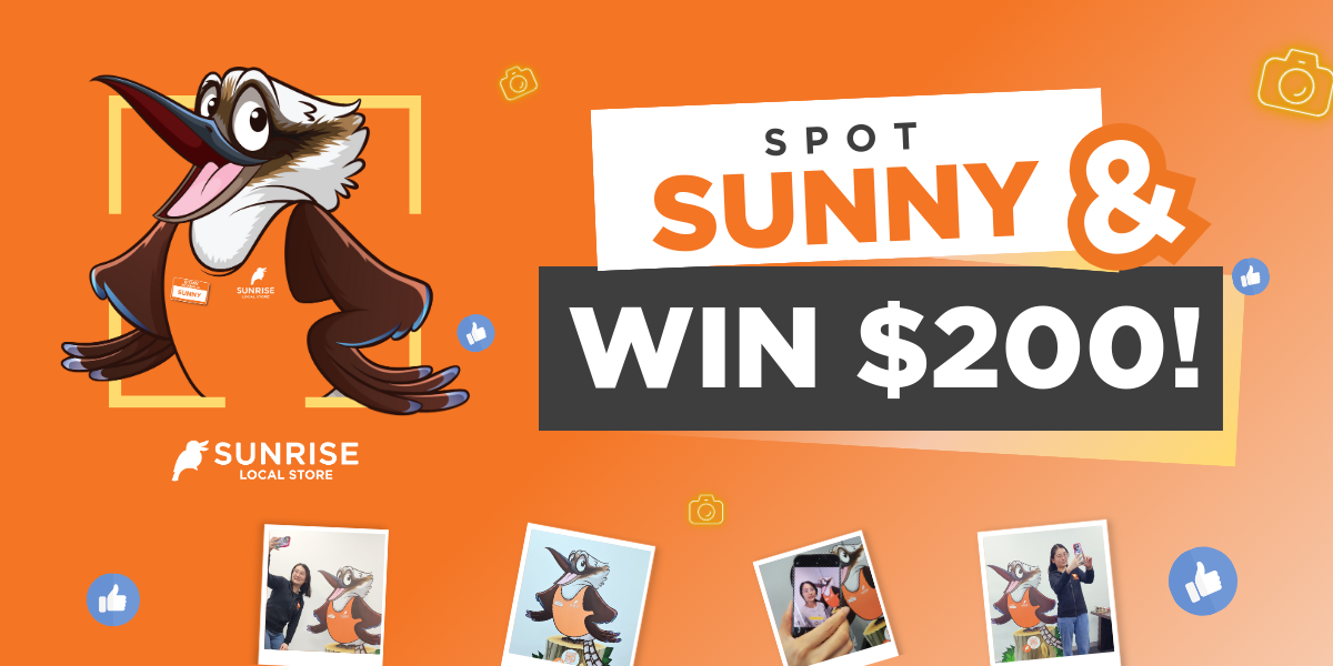 Take Photo/Video With Sunny And Win $200!