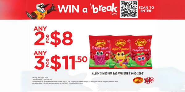 Win a break Allens 2