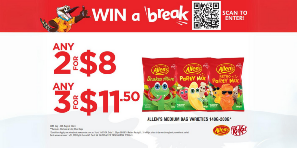 Win a break Allens 1