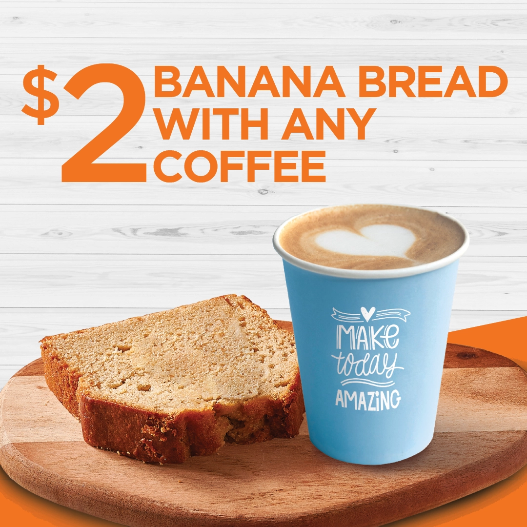 Banana Bread and Coffee