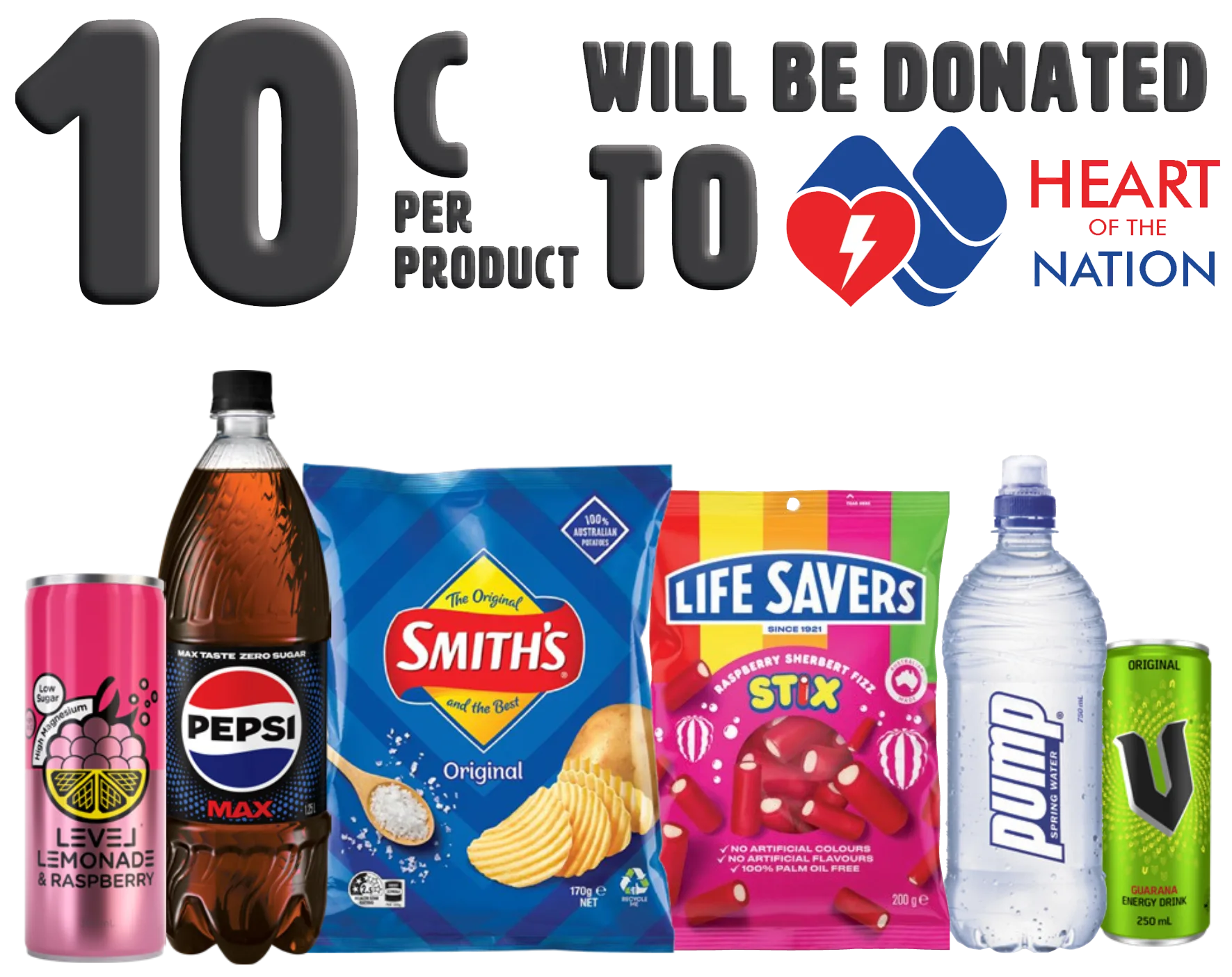 10c per product Donated to HOTN