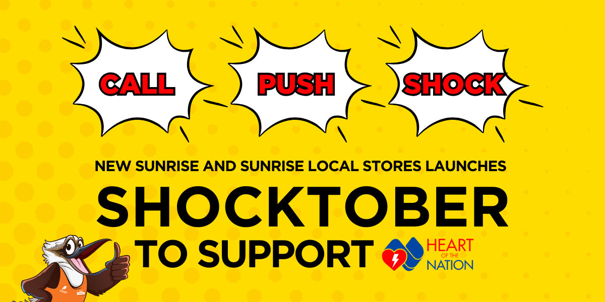 New Sunrise and Sunrise Local Store Launches “Shocktober” To Support Heart of The Nation