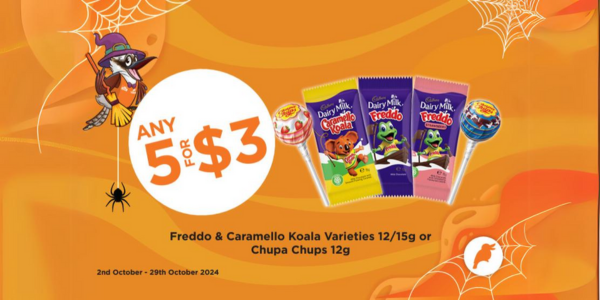 Grab any five of these delicious treats for just $3!