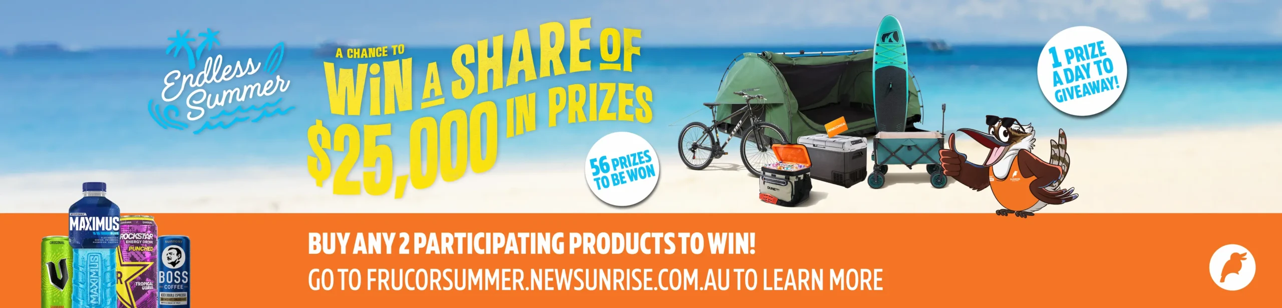 New Sunrise Win a share of $25000 in prizes