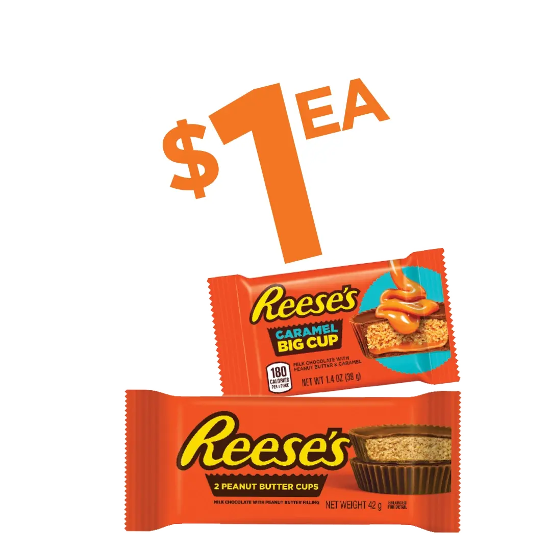 Reese's Caramel Big Cup or 2 Peanut Butter Cups