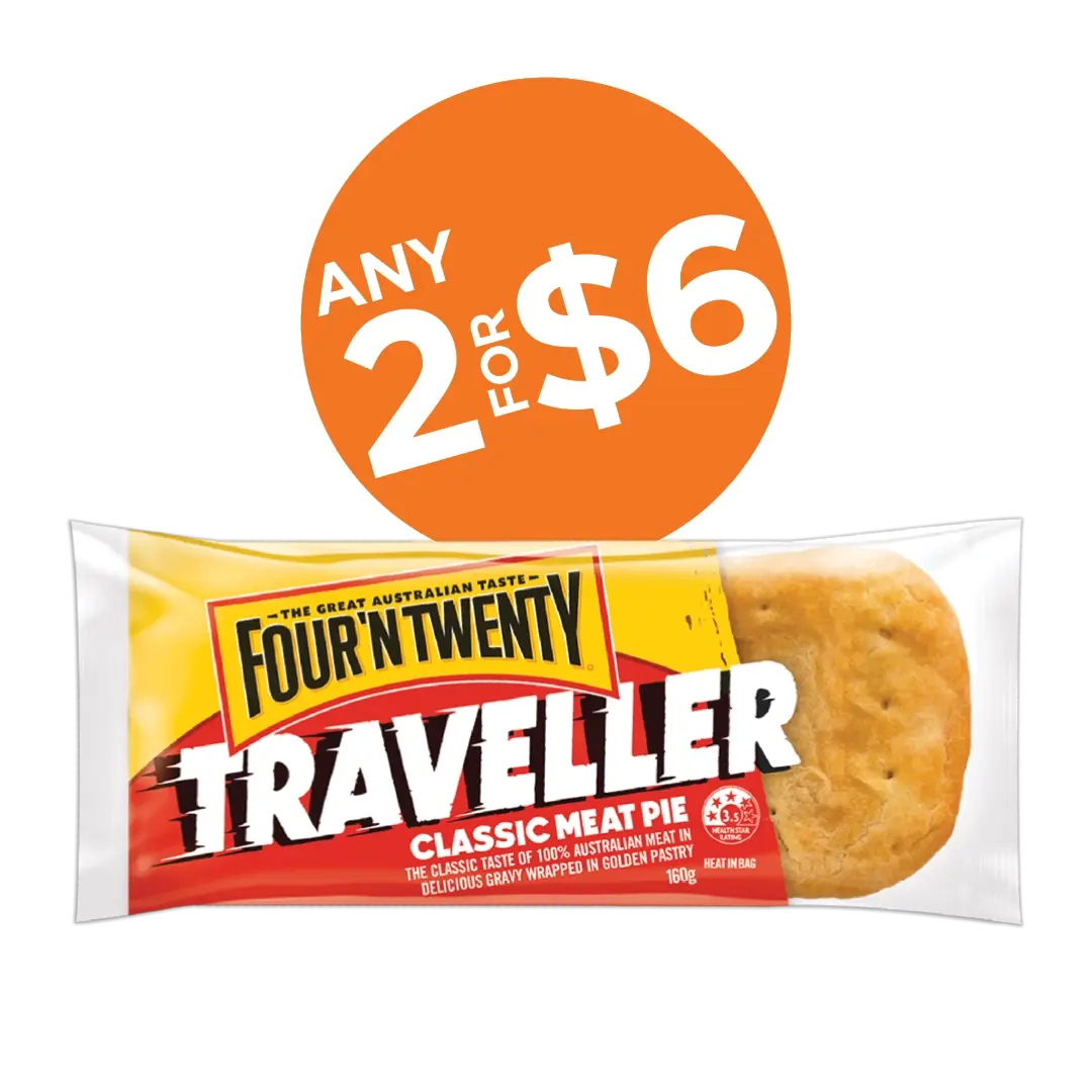 Four N Twenty Traveller Classic Meat Pie