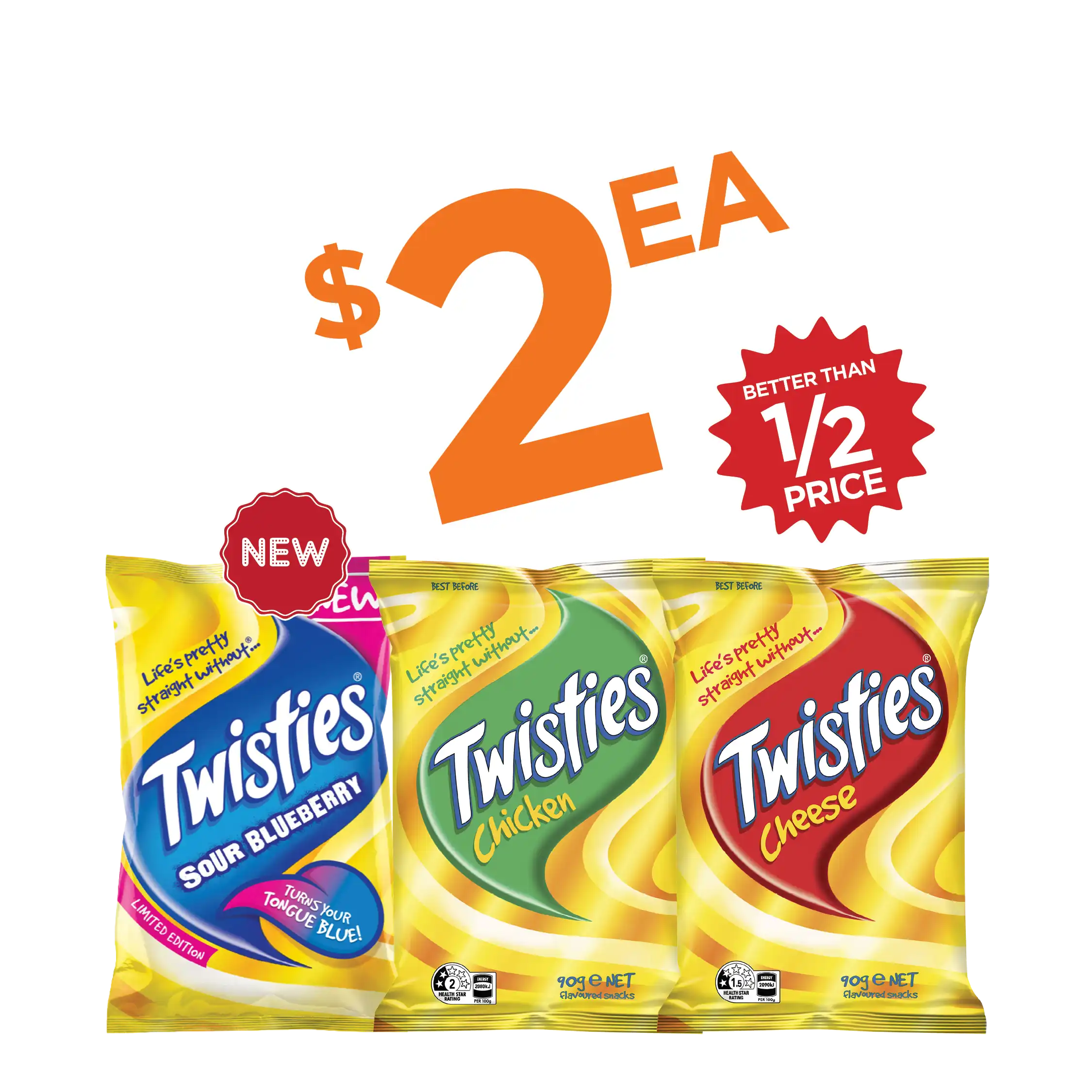 Twisties Varieties