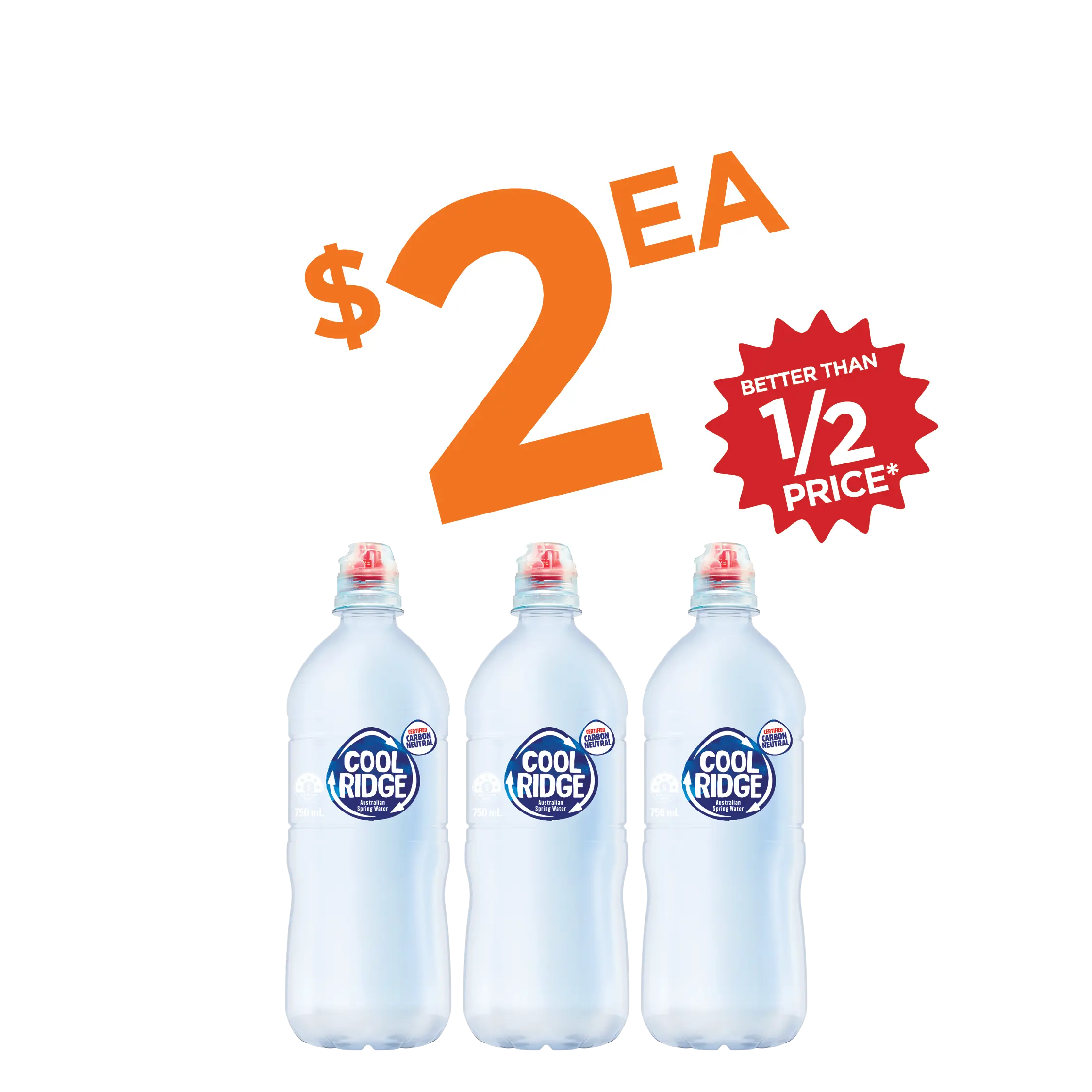 Cool Ridge Water $2 ea