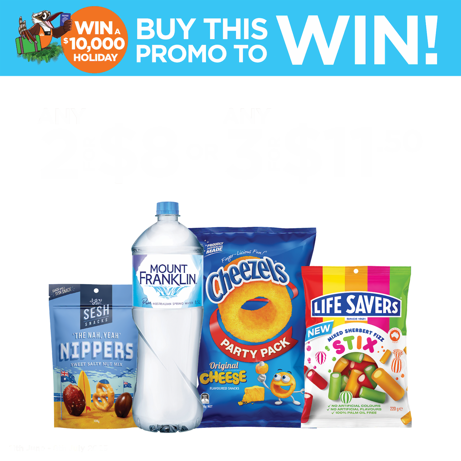 Mix & Save Any 2 for $8 or Any 3 for $11.50