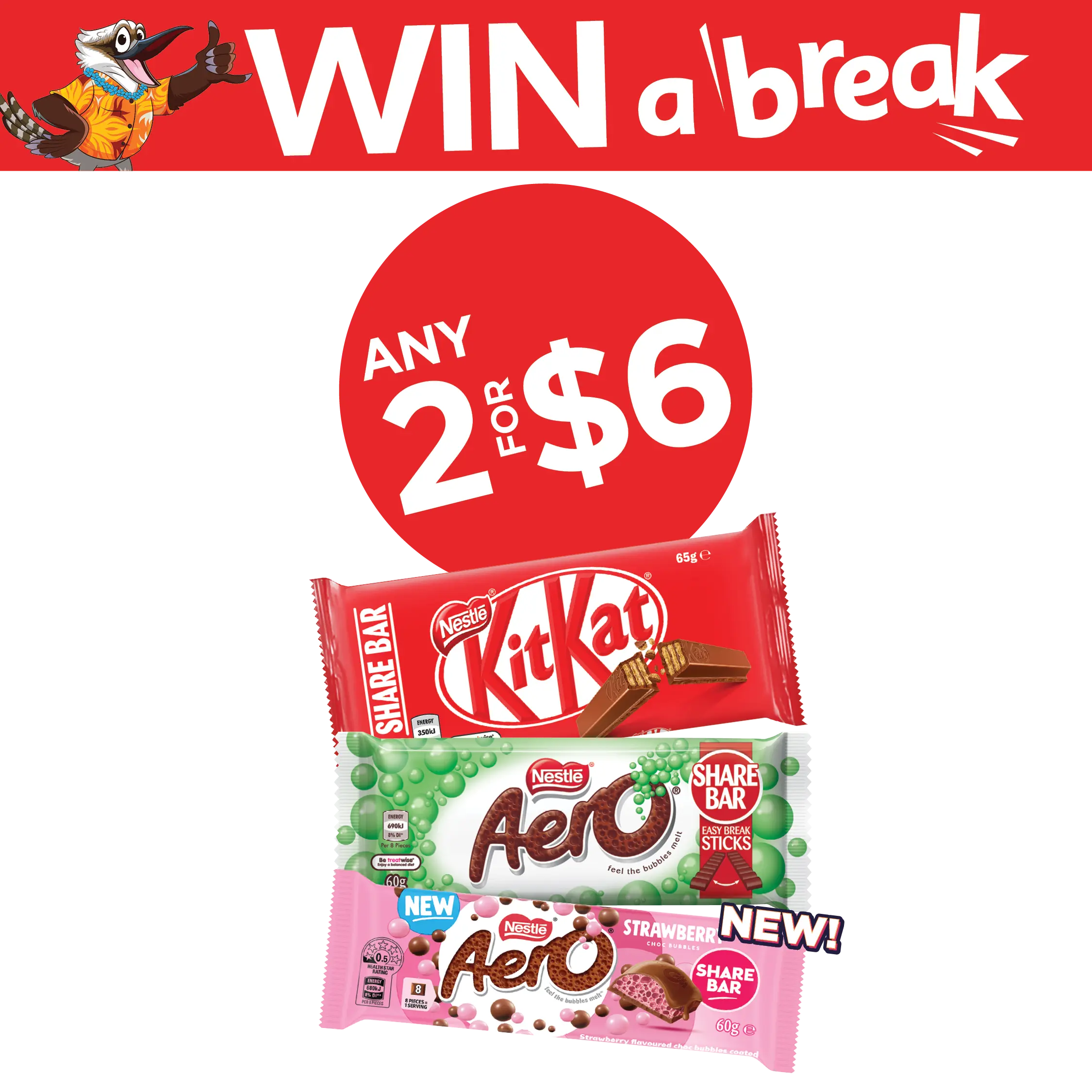 Nestle King Any 2 for $6