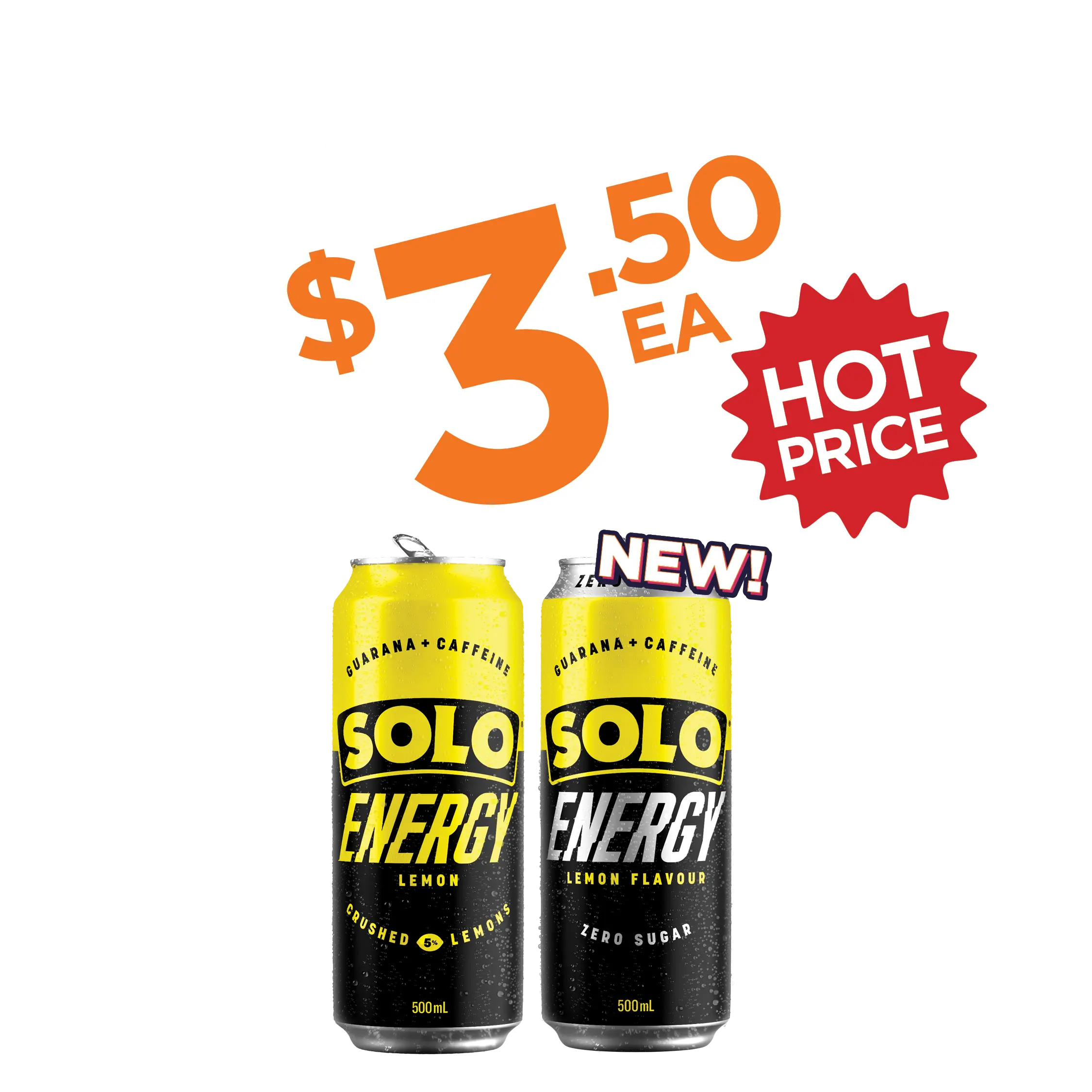 SOLO Energy Drink $3.50 ea