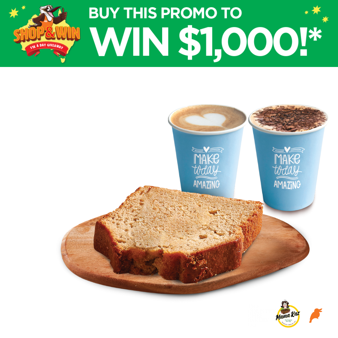 $2 Banana Bread with Any Coffee