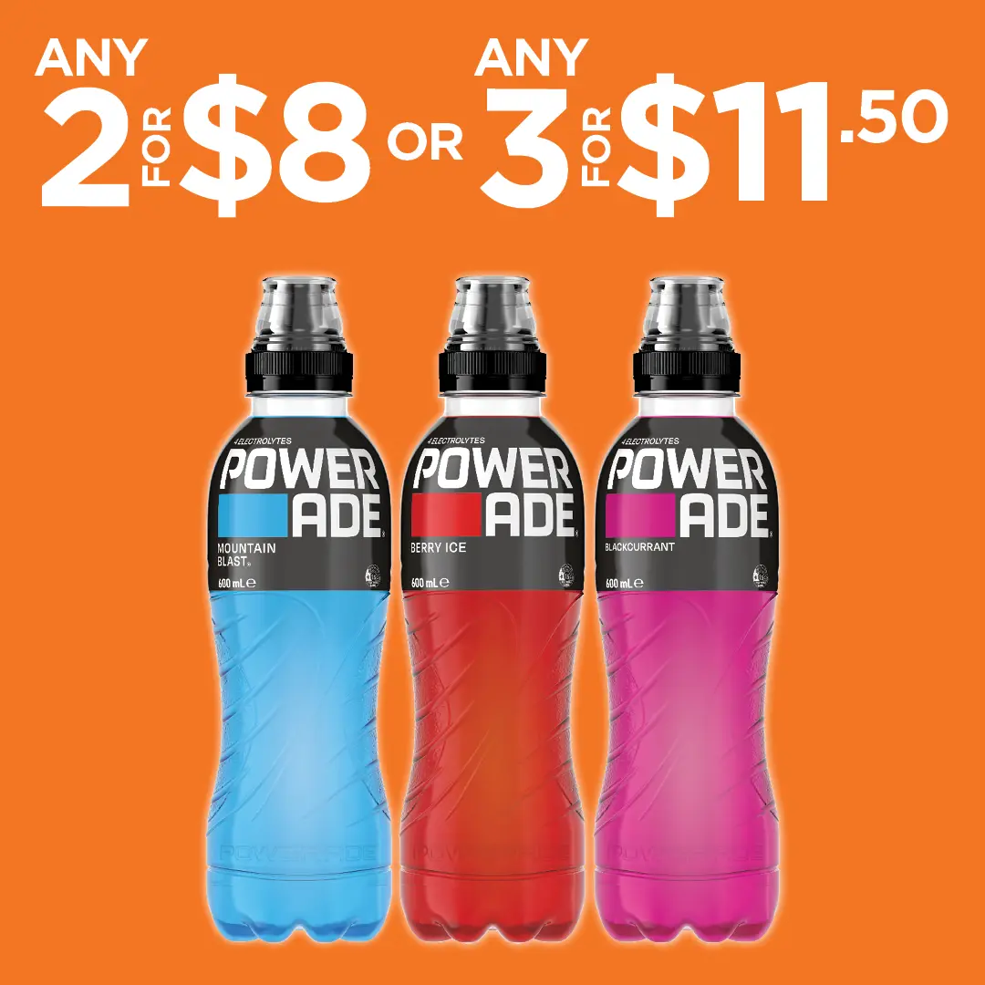 Powerade Varieties 600mL Powerade Varieties 600mL