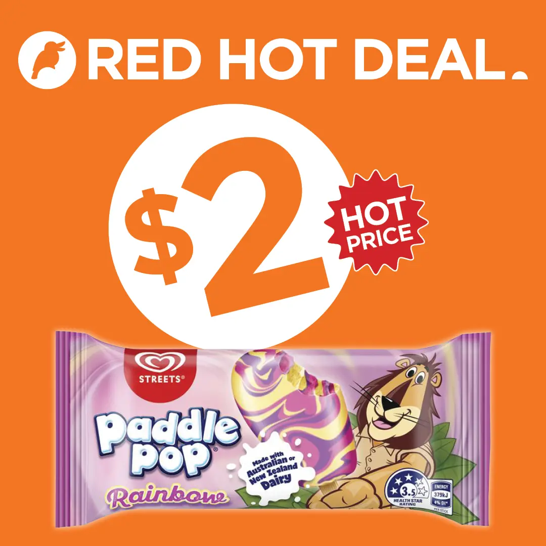 Paddle Pop_Red Hot Deal $2