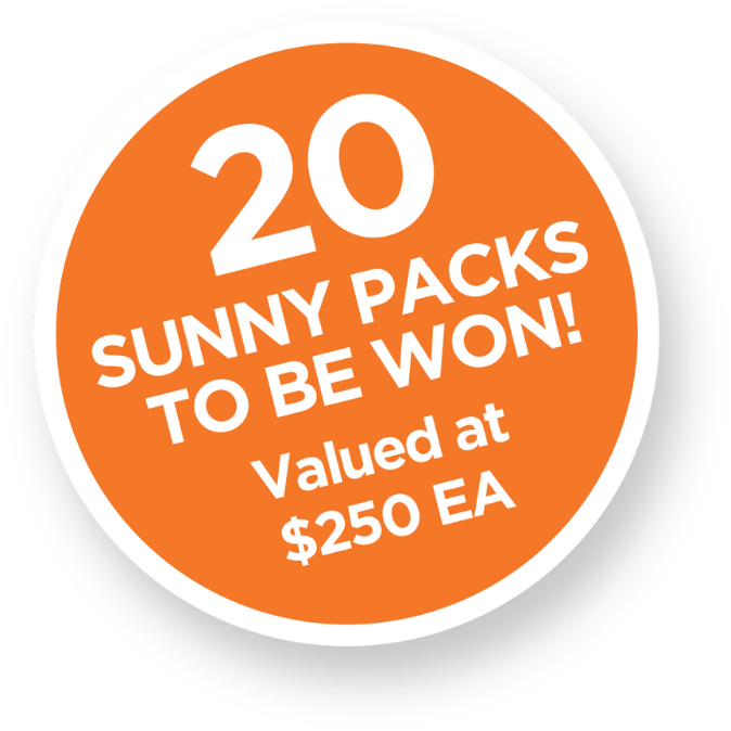 20 SUNNY PACKS