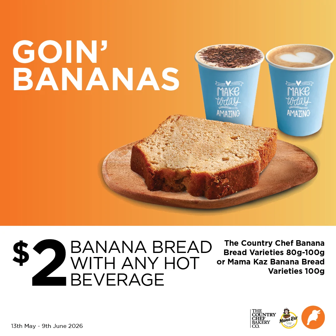 $2 Banana bread Coffee Combo $2 Banana bread Coffee Combo