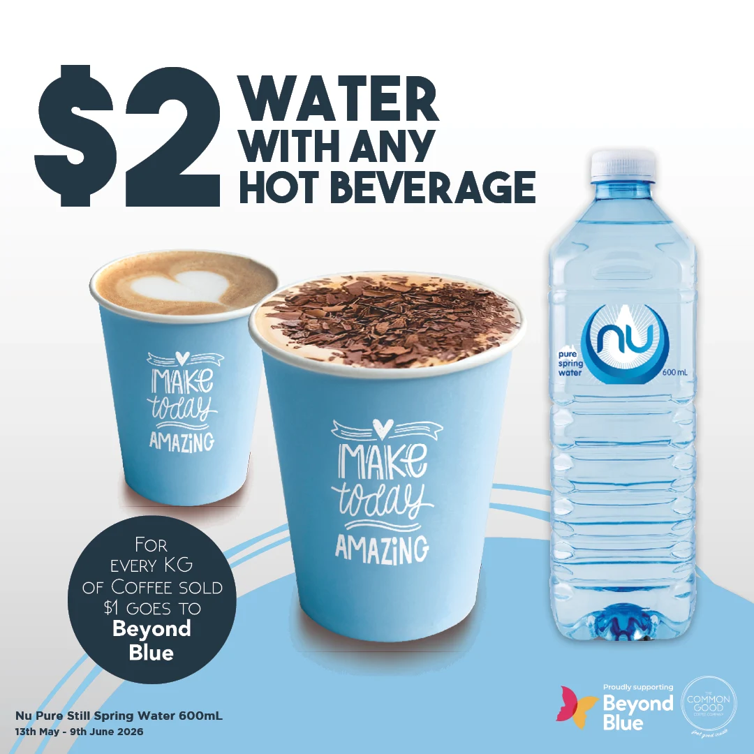 $2 water Common Good Combo $2 water Common Good Combo