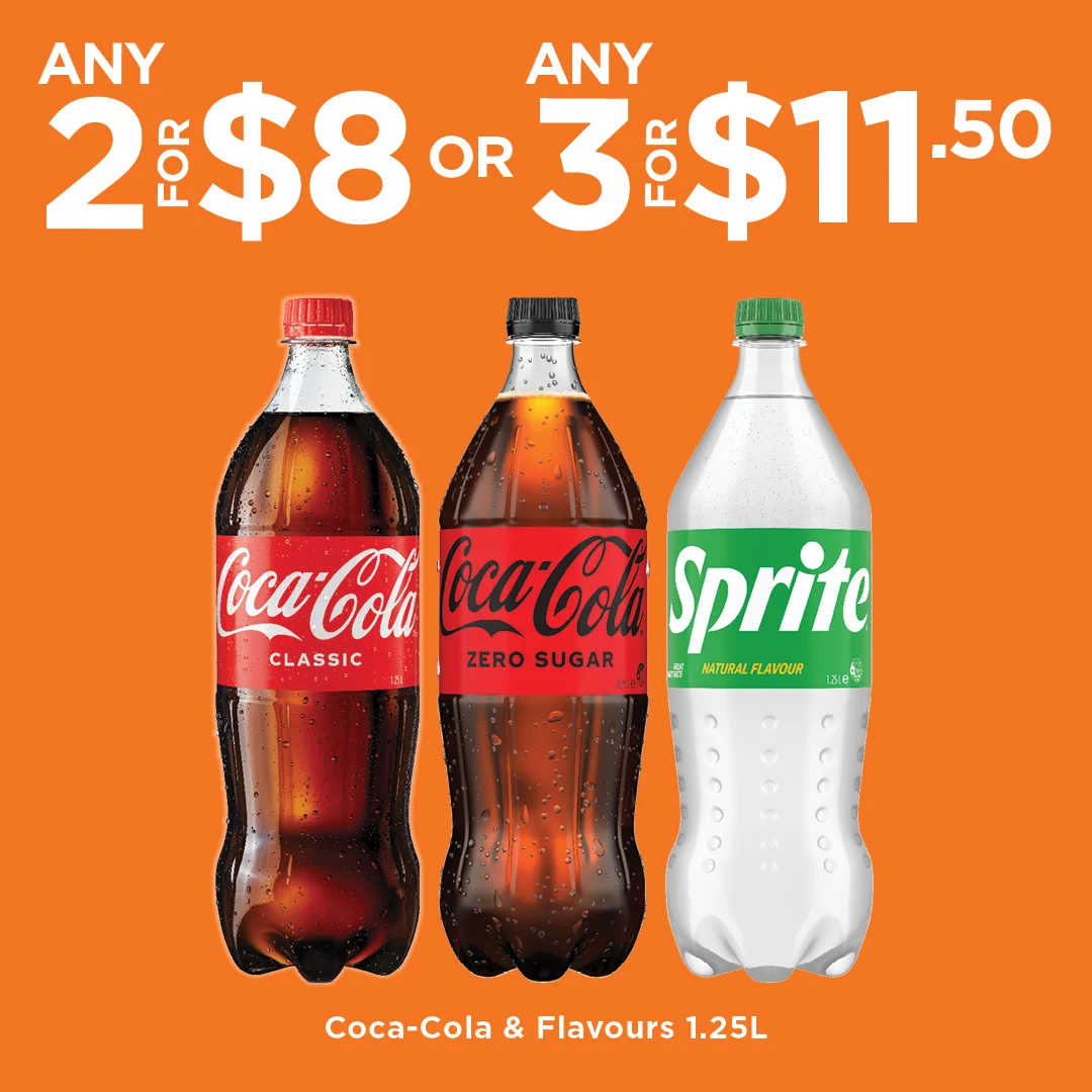 Coca-Cola & Flavours 1.25L Coca-Cola & Flavours 1.25L