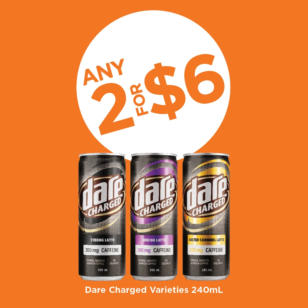 Dare Charged Varieties 240mL Dare Charged Varieties 240mL