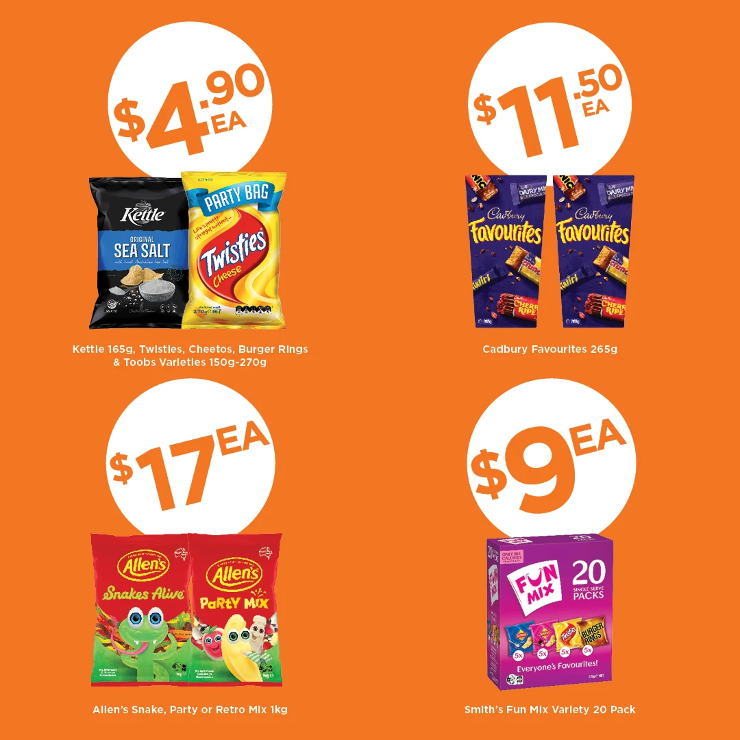Kettle, Twisties Favourites Allens Fun Mix Kettle, Twisties Favourites Allens Fun Mix