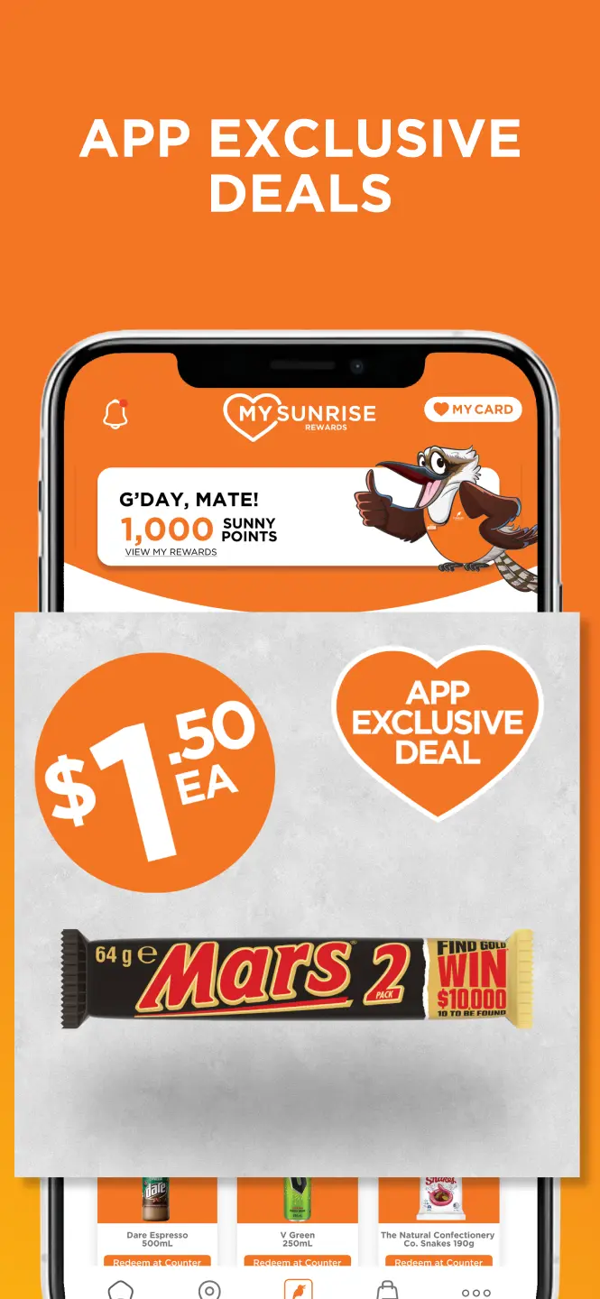 My Sunrise Rewards Screen 3