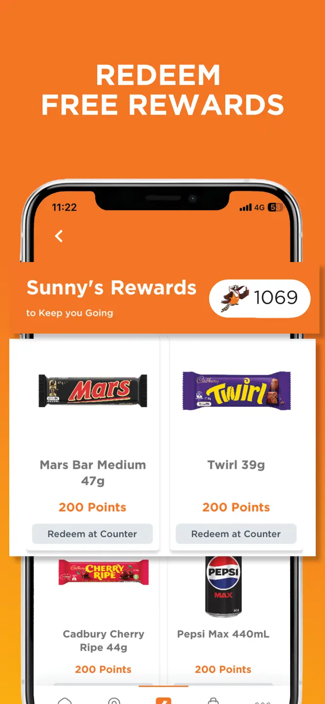 My Sunrise Rewards Screen 6