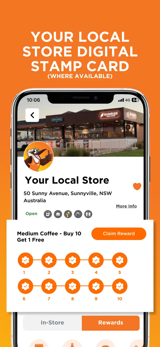 My Sunrise Rewards Screen 8
