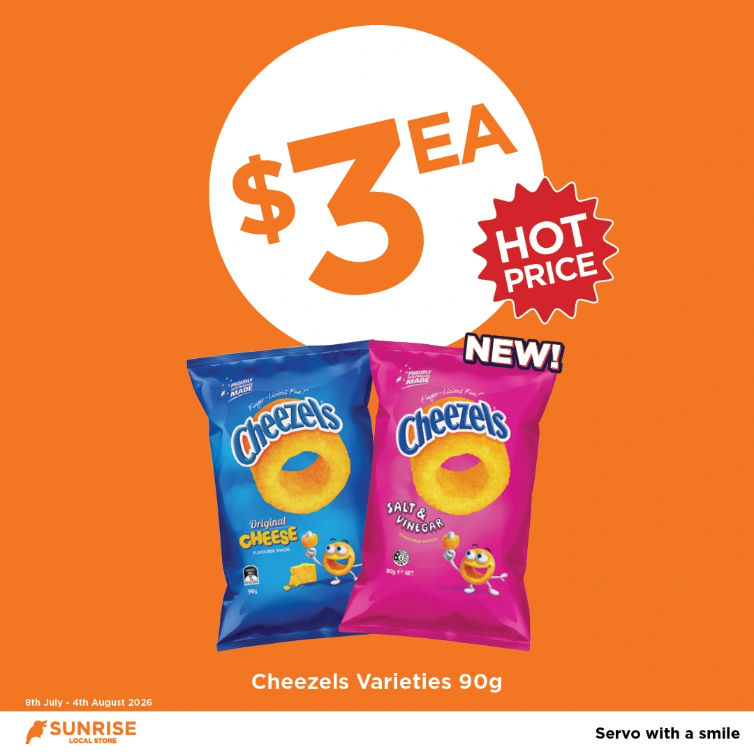 Cheezels Varieties 90g Cheezels Varieties 90g