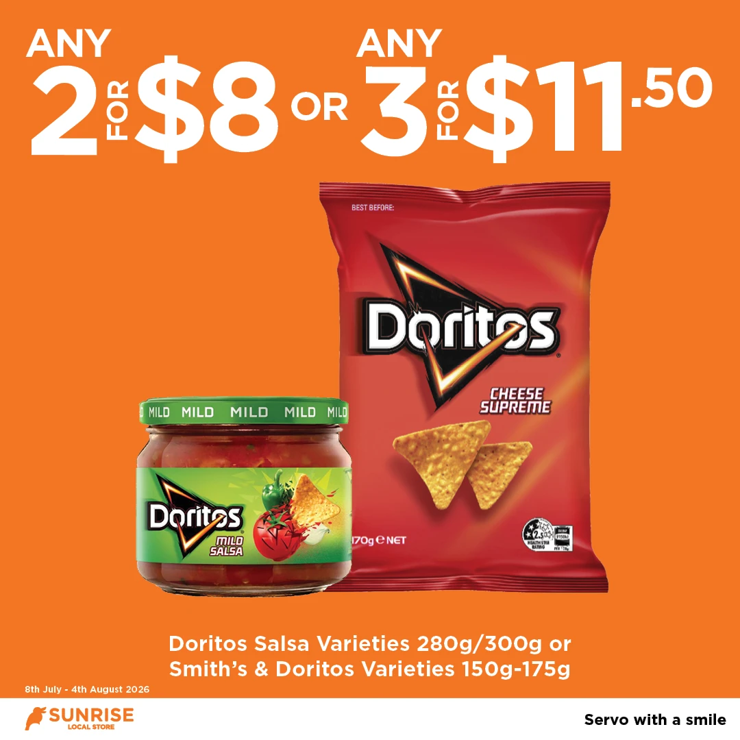 Doritos Salsa Varieties 280g 300g Doritos Salsa Varieties 280g 300g