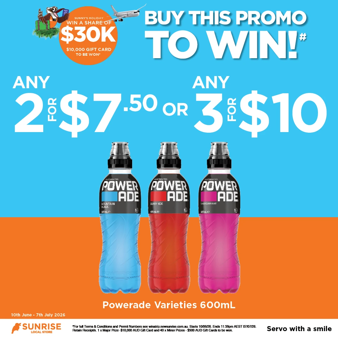 Powerade Varieties 600mL Powerade Varieties 600mL