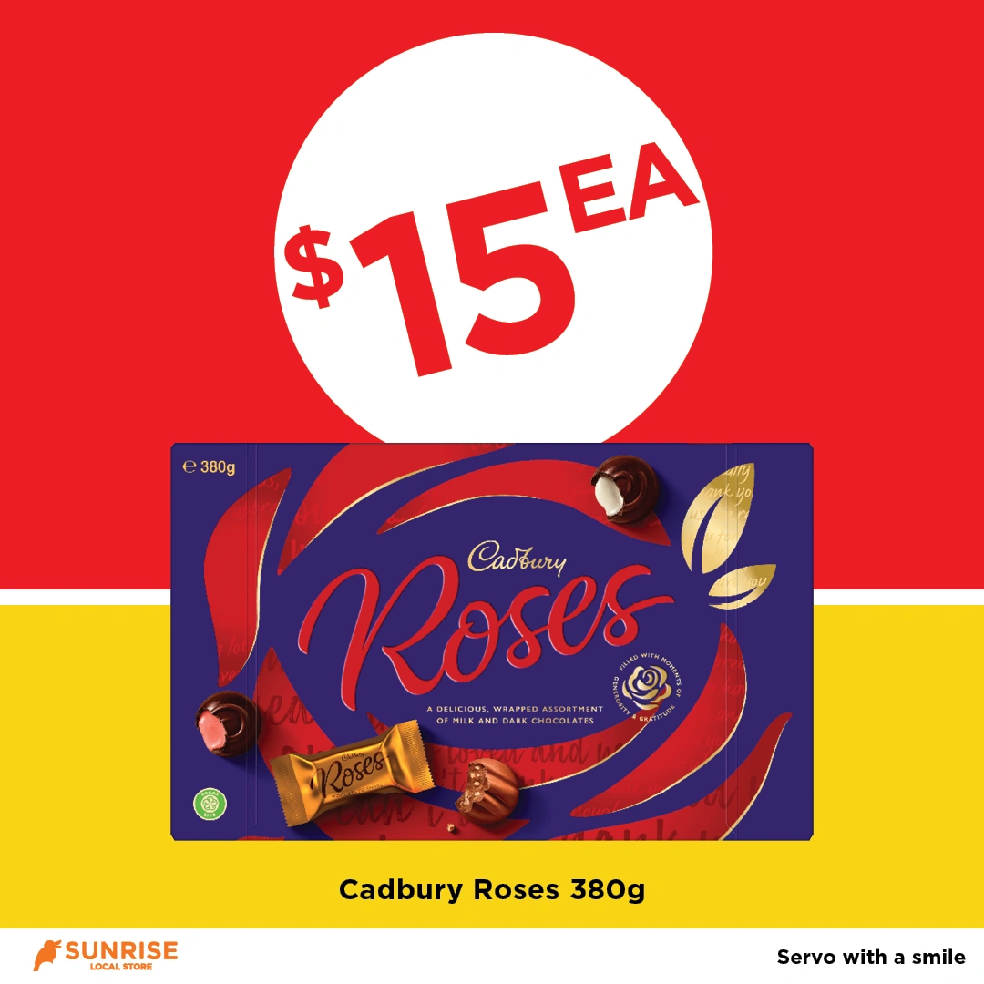 Cadbury Roses 380g Cadbury Roses 380g