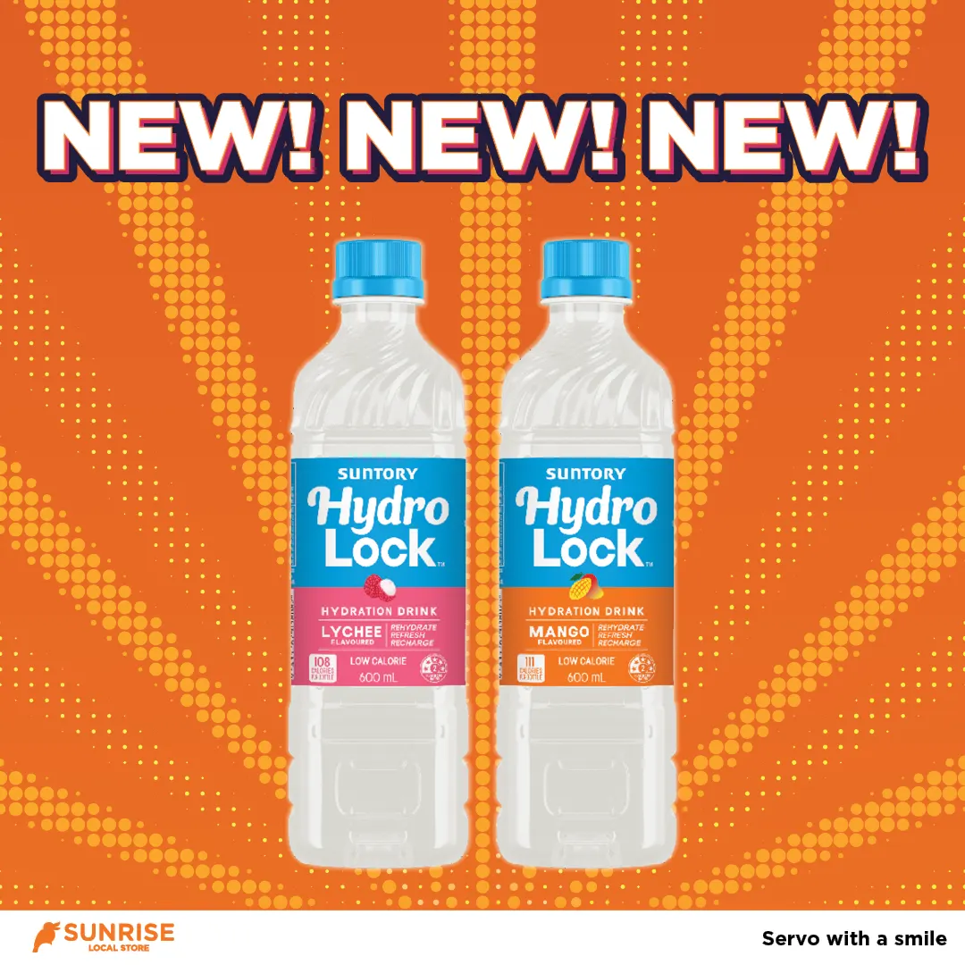Hydro Lock Hydration Drink Varieties 600mL Hydro Lock Hydration Drink Varieties 600mL