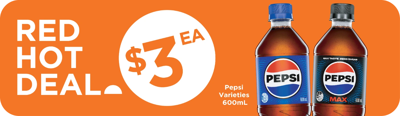 Red Hot Deal Pepsi Varieties